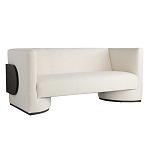 Дизайнерский Двухместный диван Florida Sofa  с элегантным деревянным декором  варинант исполнения - 1 | Loft Concept в Воронеже