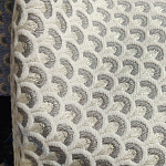 Мебельная ткань Жакард Чешуя бежевый цвет N 1050 варинант исполнения - 1 | Loft Concept в Воронеже