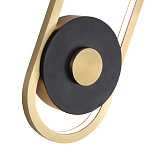 Бра с овальной рамой цвета латунь Midnight Orbit варинант исполнения - 2 | Loft Concept в Воронеже