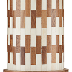 Настольная лампа с узором вдоль колоннообразного основания Brick Surface варинант исполнения - 1 | Loft Concept в Воронеже