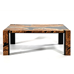 Кофейный Стол River in Autumn Elm Resin Coffee Table варинант исполнения - 3 | Loft Concept в Воронеже