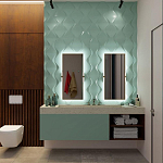 Гипсовая 3D панель с принтографией PM-24 варинант исполнения - 1 | Loft Concept в Воронеже