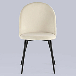 Мягкий стул в бежевом велюре Miruna Chair варинант исполнения - 3 | Loft Concept в Воронеже