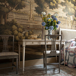 Обои ручная роспись Monuments of Paris Roberts on antique scenic Xuan paper варинант исполнения - 2 | Loft Concept в Воронеже