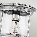 Потолочный светильник для ванных комнат с цилиндрическим стеклянным плафоном и одной лампой Hinkley варинант исполнения - 15 | Loft Concept в Воронеже