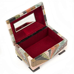 Шкатулка из натурального камня змеевик Stone Casket варинант исполнения - 3 | Loft Concept в Воронеже