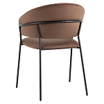 Стул в велюре коричневого цвета Horizon варинант исполнения - 5 | Loft Concept в Воронеже