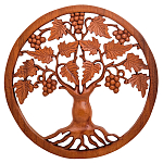 Панно из дерева Osier Panel With Trees варинант исполнения - 1 | Loft Concept в Воронеже