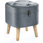 Пуф Leather with a snap варинант исполнения - 1 | Loft Concept в Воронеже