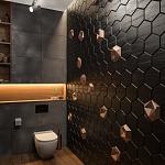 Гипсовая 3D панель с принтографией PM-41 варинант исполнения - 2 | Loft Concept в Воронеже