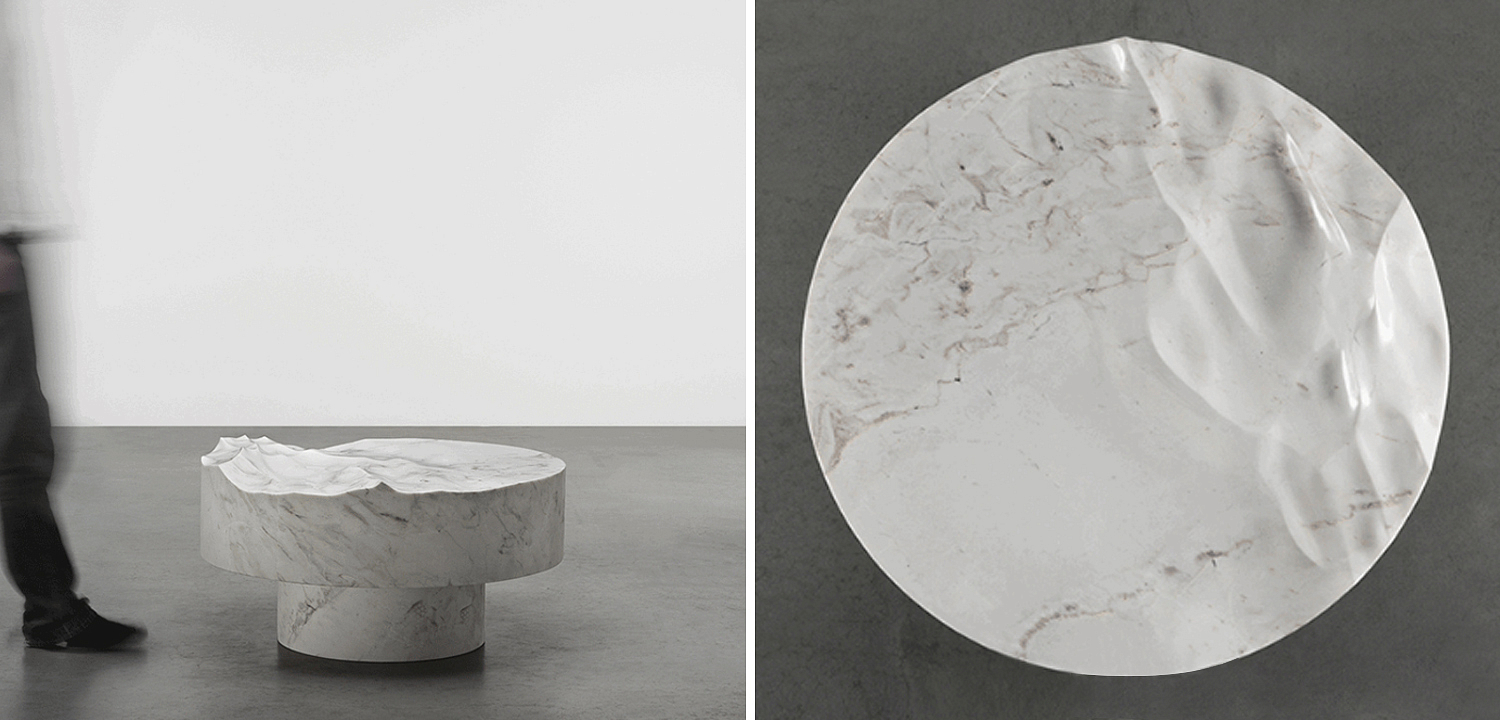 Дизайнерский журнальный стол Mathieu Lehanneur Sculpts Ocean Memories Round White Дизайнерский журнальный стол Mathieu Lehanneur Sculpts Ocean Memories Round White - Loft-Concept в Воронеже