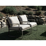 Дизайнерское уличное кресло на металлическом каркасе PHOENIX Armchair варинант исполнения - 13 | Loft Concept в Воронеже