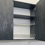 Угловой кухонный гарнитур Жемчужный белый Серый Clarke Kitchen Set White Grey варинант исполнения - 10 | Loft Concept в Воронеже