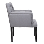 Кресло Addison Chic Armchair grey flax варинант исполнения - 2 | Loft Concept в Воронеже