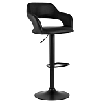 Барный стул черного цвета Strohach варинант исполнения - 1 | Loft Concept в Воронеже