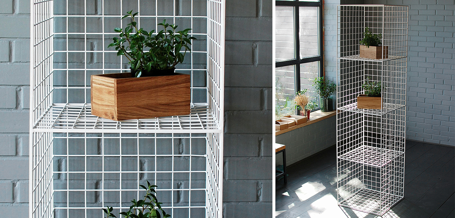 Стеллаж Kynan Industrial Metal Rust Rack Стеллаж Kynan Industrial Metal Rust Rack - Loft-Concept в Воронеже
