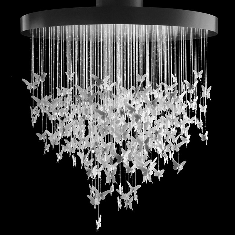 Люстра Night Fairy Chandelier Белый Черный в Воронеже | Loft Concept 