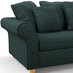 Мебельная ткань Шенилл темно-зеленый цвет 138 см T4-39 варинант исполнения - 5 | Loft Concept в Воронеже