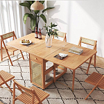 Обеденный стол раскладной из дерева Astiс Table варинант исполнения - 3 | Loft Concept в Воронеже