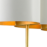 Люстра прямоугольная с белыми цилиндрическими абажурами White Ribbon варинант исполнения - 4 | Loft Concept в Воронеже