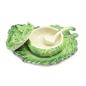 Супница SOUP BOWL CABBAGE SMALL W/PLATE D13