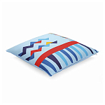 Подушка декоративная из хлопка по мотивам нанайских орнаментов Ural and Siberian Patterns варинант исполнения - 1 | Loft Concept в Воронеже