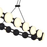 Люстра овальная с круглыми светодиодными источниками света Maxine Light варинант исполнения - 13 | Loft Concept в Воронеже