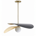 Люстра круглая с 2-мя металлическими абажурами Andromeda варинант исполнения - 1 | Loft Concept в Воронеже