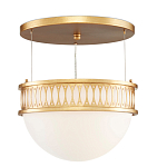 Подвесной светильник с фактурным золотым каркасом Exceptional Classic Design варинант исполнения - 3 | Loft Concept в Воронеже