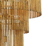 Люстра трёхъярусная золотого цвета Metal Tentacles варинант исполнения - 2 | Loft Concept в Воронеже