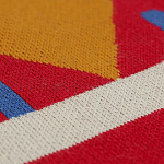 Плед хлопковый по мотивам чувашских орнаментов Ural and Siberian Patterns варинант исполнения - 4 | Loft Concept в Воронеже