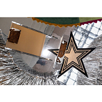 Дизайнерский ковер в виде звезды Poltronova Tappeto Stellina  Navy Blue Grey Rug варинант исполнения - 3 | Loft Concept в Воронеже