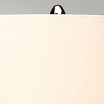 Настольная лампа с шарообразным прозрачным основанием из цветного переработанного стекла и белым цилиндрическим абажуром Elstead Lighting варинант исполнения - 9 | Loft Concept в Воронеже