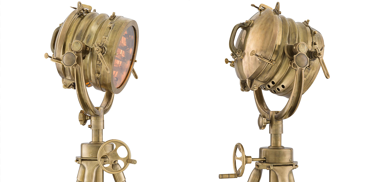 Торшер Eichholtz Floor Lamp Royal Master Sealight Brass Торшер Eichholtz Floor Lamp Royal Master Sealight Brass - Loft-Concept в Воронеже