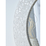 Зеркало круглое инкрустированное раковинами устриц Bone Inlay Dome Mirror White варинант исполнения - 4 | Loft Concept в Воронеже