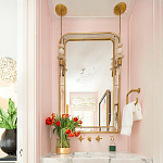 Зеркало в золотой раме Arched Mirror варинант исполнения - 1 | Loft Concept в Воронеже