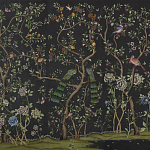 Обои ручная роспись St Laurent Casino metallic silk варинант исполнения - 3 | Loft Concept в Воронеже