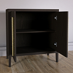 Современный Буфет Primo с 2 дверцами Темный орех варинант исполнения - 3 | Loft Concept в Воронеже