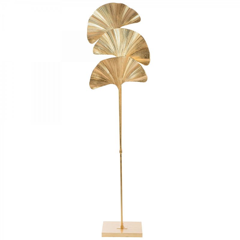 Торшер Palmas Gold Floor Lamp  Золотой в Воронеже | Loft Concept 