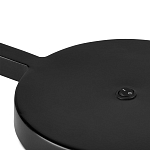 Настольная лампа с черным каркасом и белым тканевым абажуром в форме конуса Stylish Solution варинант исполнения - 2 | Loft Concept в Воронеже