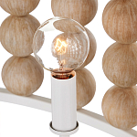 Люстра в форме цилиндра с вставками из деревянных бусин Wooden Beads варинант исполнения - 4 | Loft Concept в Воронеже