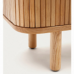 Буфет из ясеневого шпона с открытыми полками и 2-мя раздвижными дверями Toinette варинант исполнения - 4 | Loft Concept в Воронеже