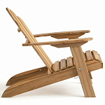 Уличное кресло из массива акации Adirondack Wooden Chair Natural варинант исполнения - 4 | Loft Concept в Воронеже