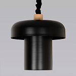 Подвесной светильник с черным металлическим плафоном Capability варинант исполнения - 2 | Loft Concept в Воронеже