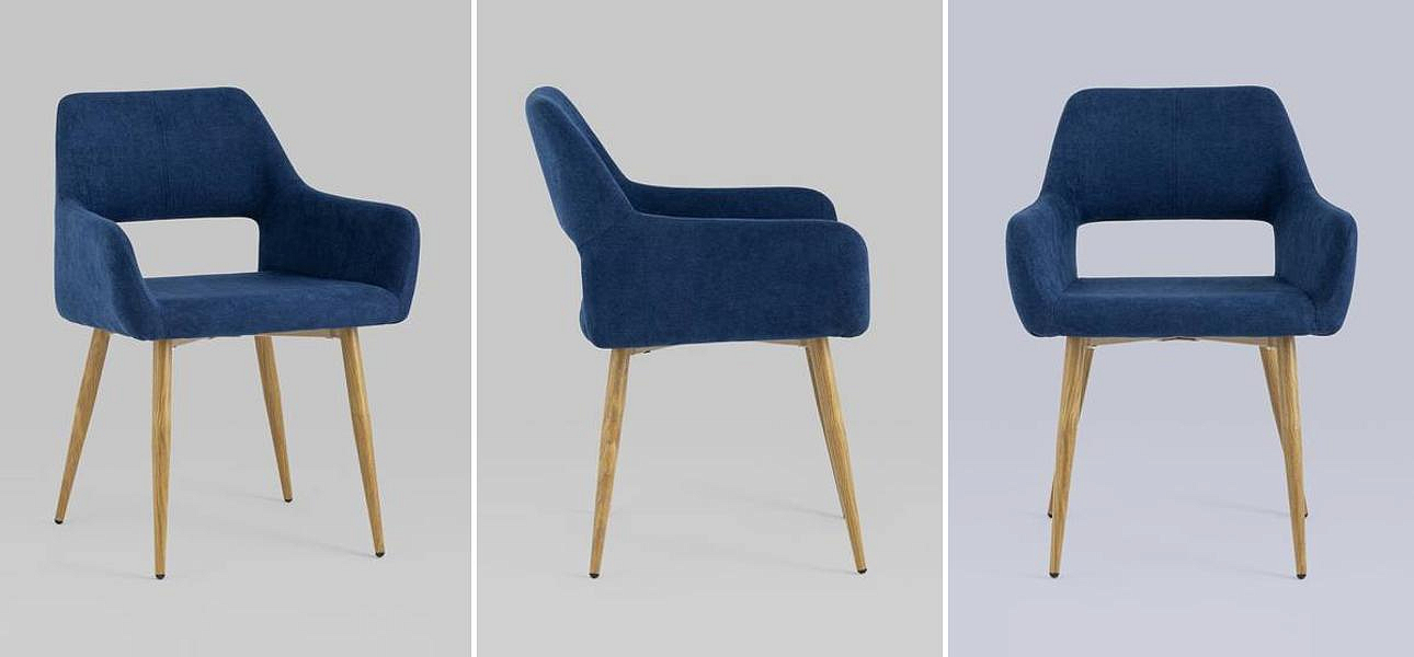 Стул NEASAN Chair Синий Цвет Стул NEASAN Chair Синий Цвет - Loft-Concept в Воронеже