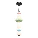 Подвесной светильник фигурный с керамическими элементами 24W LED Fragrant Light варинант исполнения - 4 | Loft Concept в Воронеже