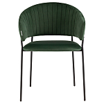 Стул в велюре зеленого цвета Horizon варинант исполнения - 2 | Loft Concept в Воронеже