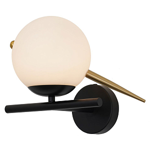 Современное бра с черным основанием Branch