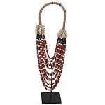 Этническое длинное ожерелье из бус и ракушек Aboriginal Long Necklace варинант исполнения - 1 | Loft Concept в Воронеже