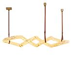 Люстра подвесная с фигурным светодиодным плафоном Calcite Figural Light варинант исполнения - 3 | Loft Concept в Воронеже